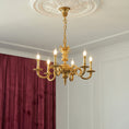 Bild in die Galerieansicht laden, Montcalm Brass Candle Chandelier
