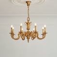 Bild in die Galerieansicht laden, Montcalm Brass Candle Chandelier
