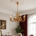 Bild in die Galerieansicht laden, Montcalm Brass Candle Chandelier
