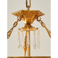 Bild in die Galerieansicht laden, Monticello Filigree Brass Pendant Lamp
