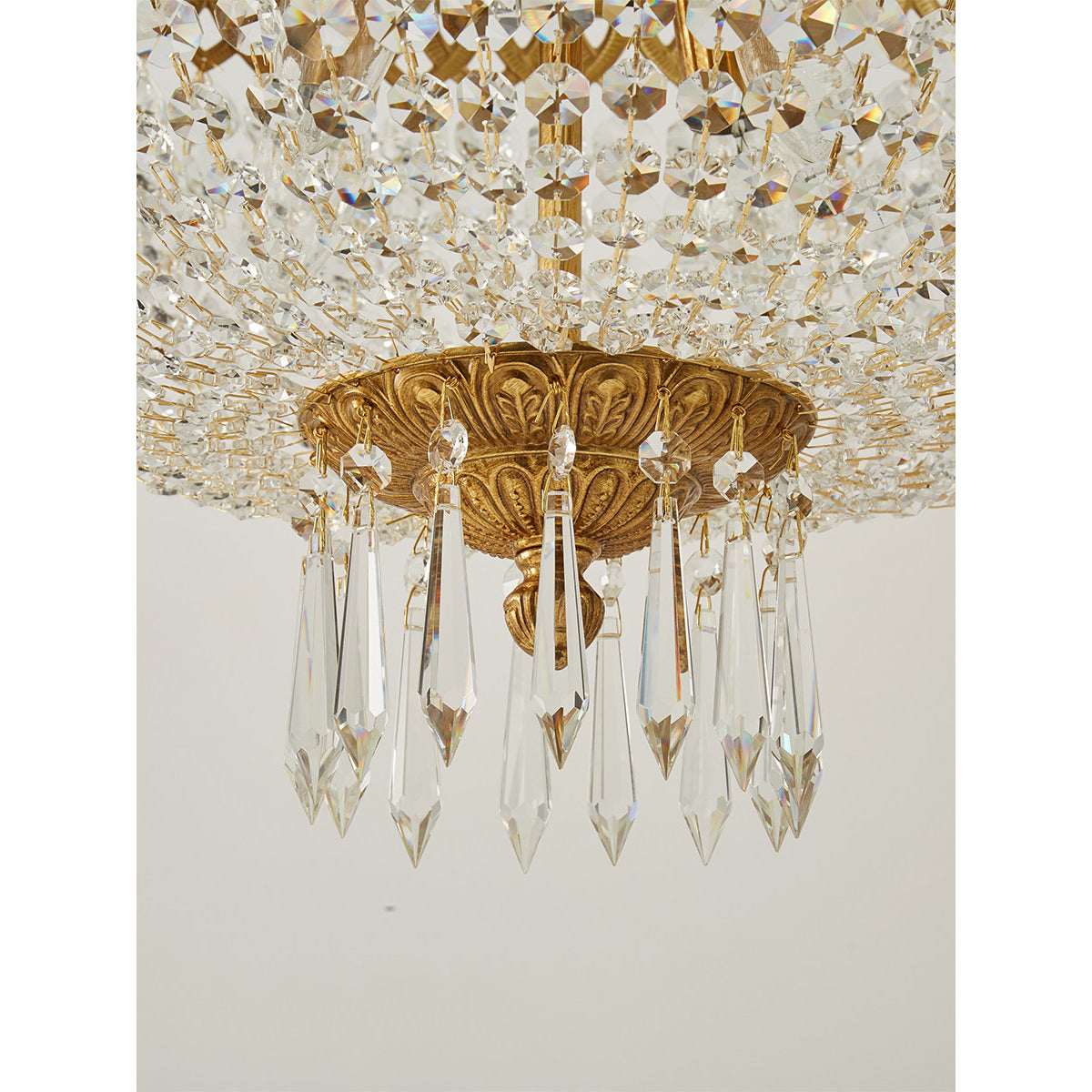 Monticello Filigree Brass Pendant Lamp