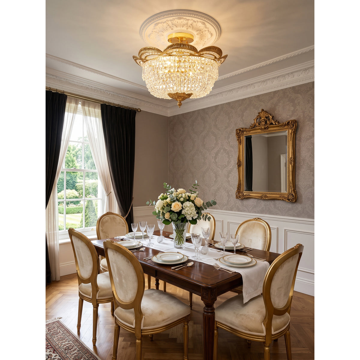 Monticello Flush Mount Ceiling Light