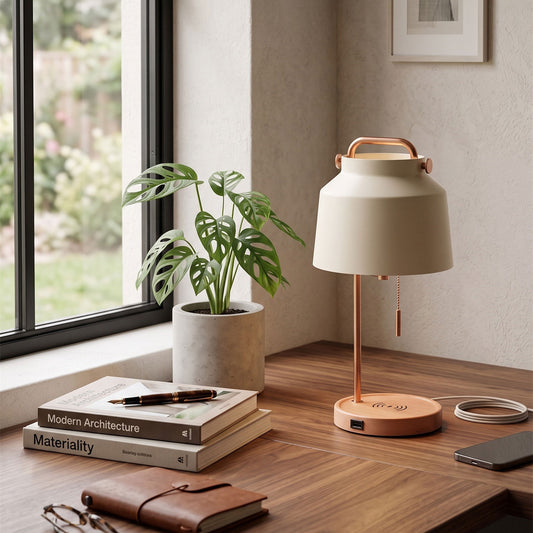 Naima USB Table Lamp (Wireless Charging Version)