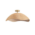 Load image into Gallery viewer, Nana Vermiculate Rattan Flush Mount
