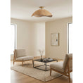 Load image into Gallery viewer, Nana Vermiculate Rattan Flush Mount
