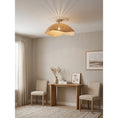 Load image into Gallery viewer, Nana Vermiculate Rattan Flush Mount
