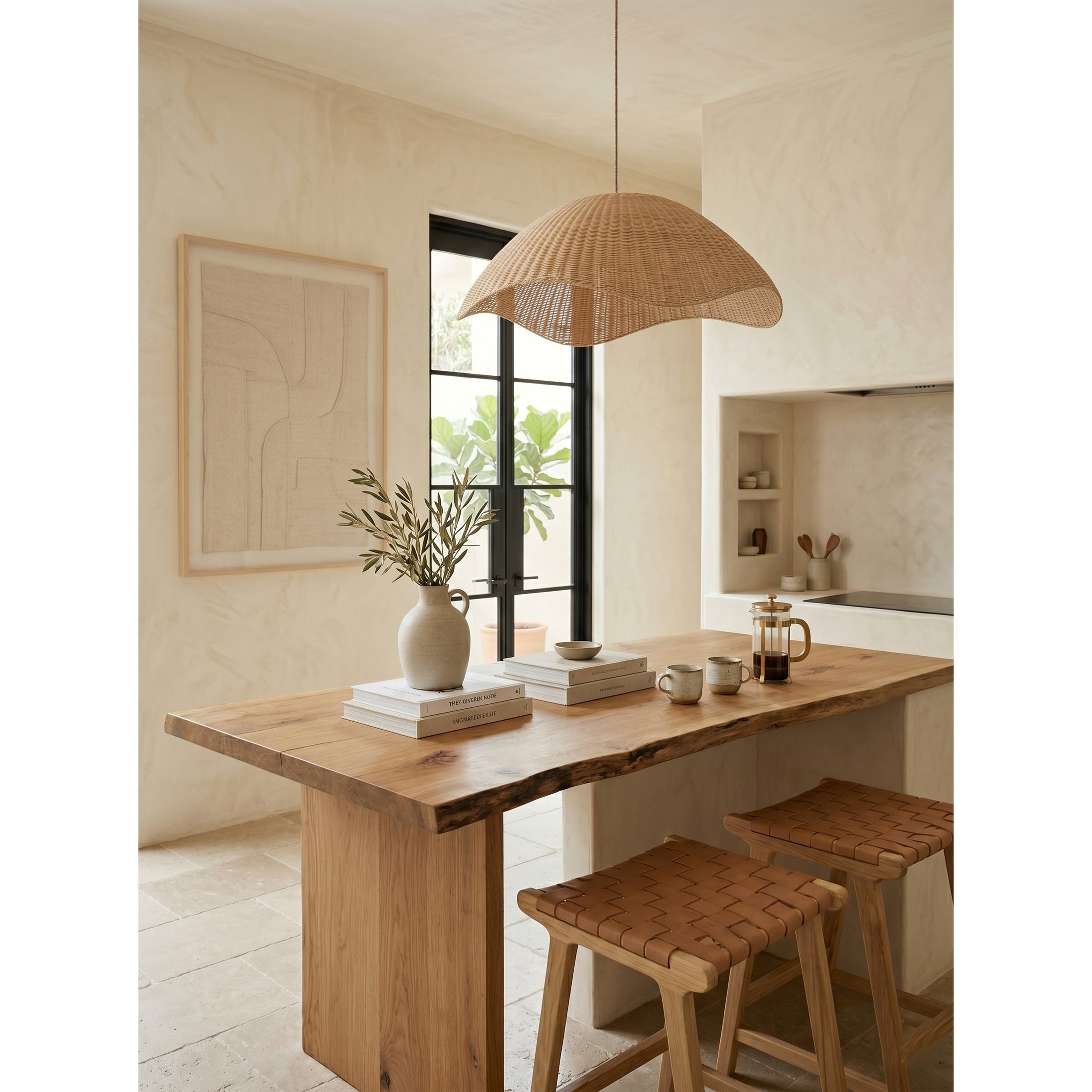 Nana Vermiculate Rattan Pendant Lamp