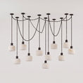 Bild in Galerie-Betrachter laden, Natural Column Alabaster Chain Chandelier
