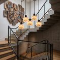 Bild in Galerie-Betrachter laden, Natural Column Alabaster Chain Chandelier
