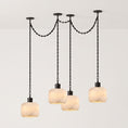Bild in Galerie-Betrachter laden, Natural Column Alabaster Chain Chandelier
