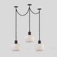 Bild in Galerie-Betrachter laden, Natural Column Alabaster Chain Chandelier

