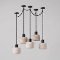 Bild in Galerie-Betrachter laden, Natural Column Alabaster Chain Chandelier
