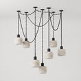 Bild in Galerie-Betrachter laden, Natural Column Alabaster Chain Chandelier
