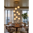 Load image into Gallery viewer, Natural Square Alabaster Chandelier
