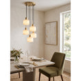 Load image into Gallery viewer, Natural Square Alabaster Chandelier

