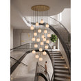 Load image into Gallery viewer, Natural Square Alabaster Chandelier
