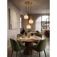 Load image into Gallery viewer, Natural Square Alabaster Chandelier
