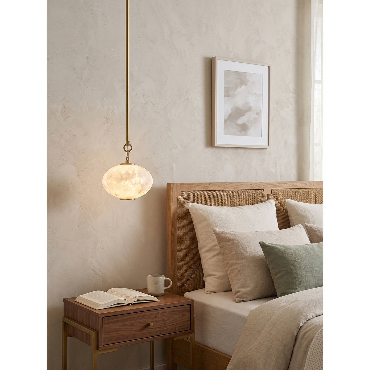 Nephele Alabaster Pendant Lamp – detail 16