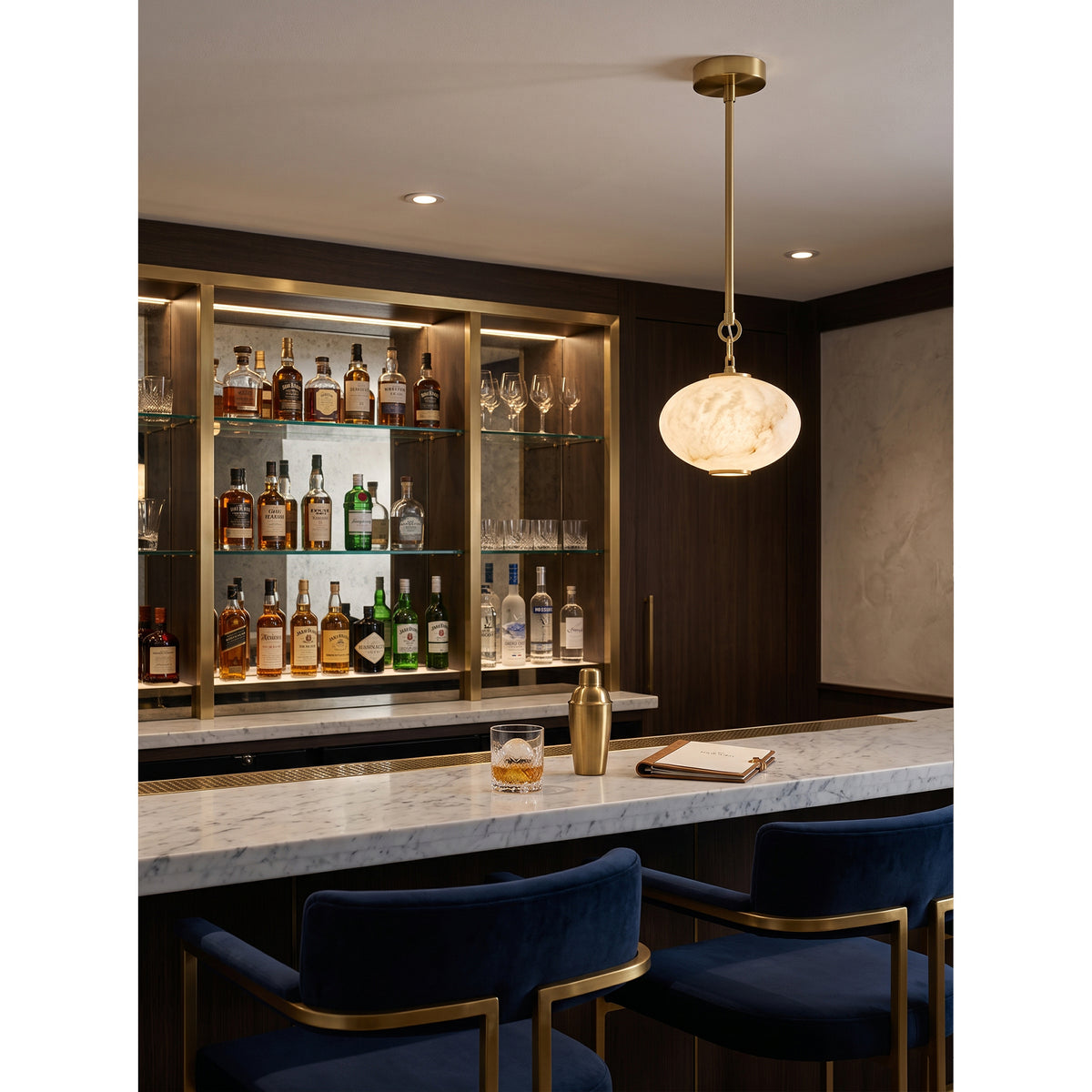 Nephele Alabaster Pendant Lamp – detail 5