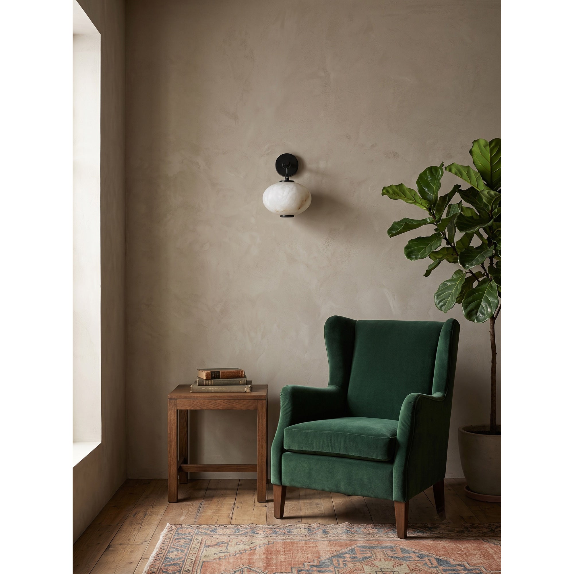 Nephele Alabaster Wall Sconce