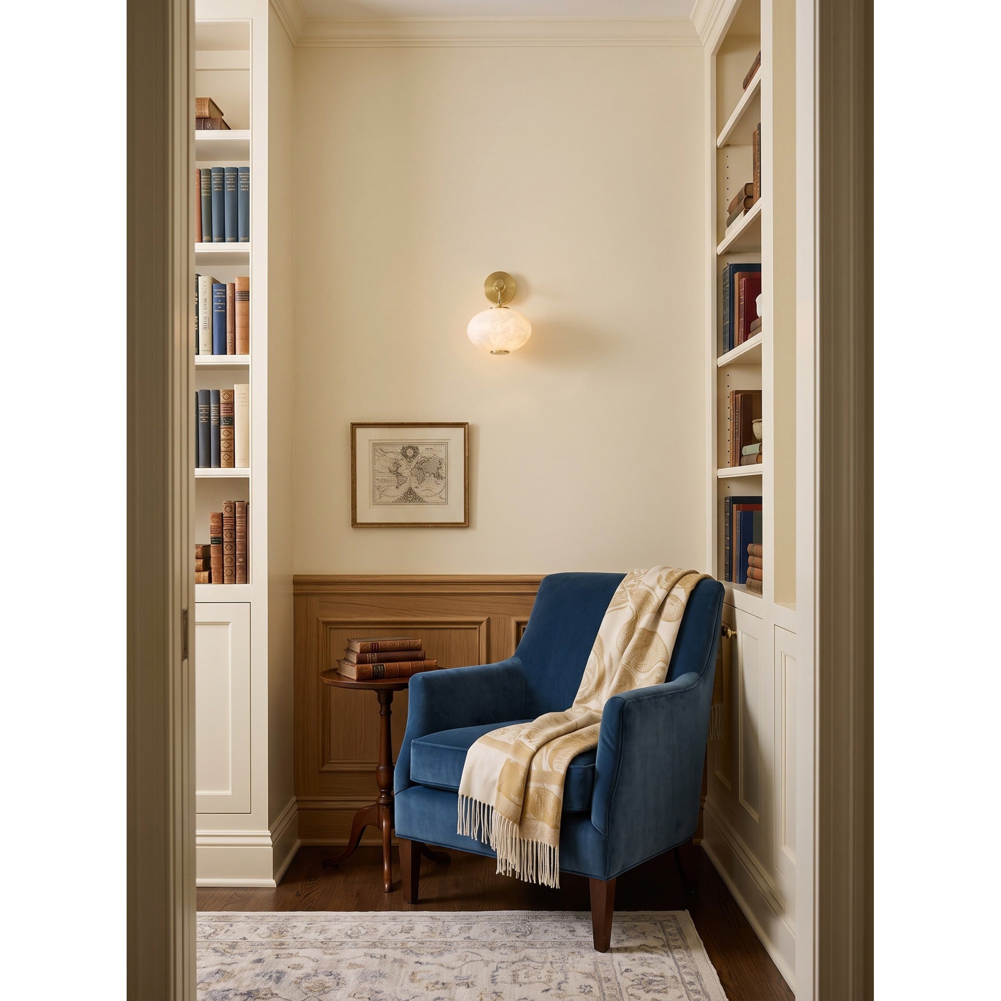 Nephele Alabaster Wall Sconce