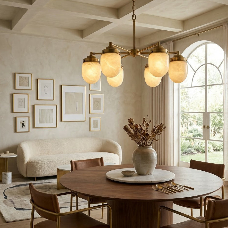 Nerielle Alabaster Chandelier