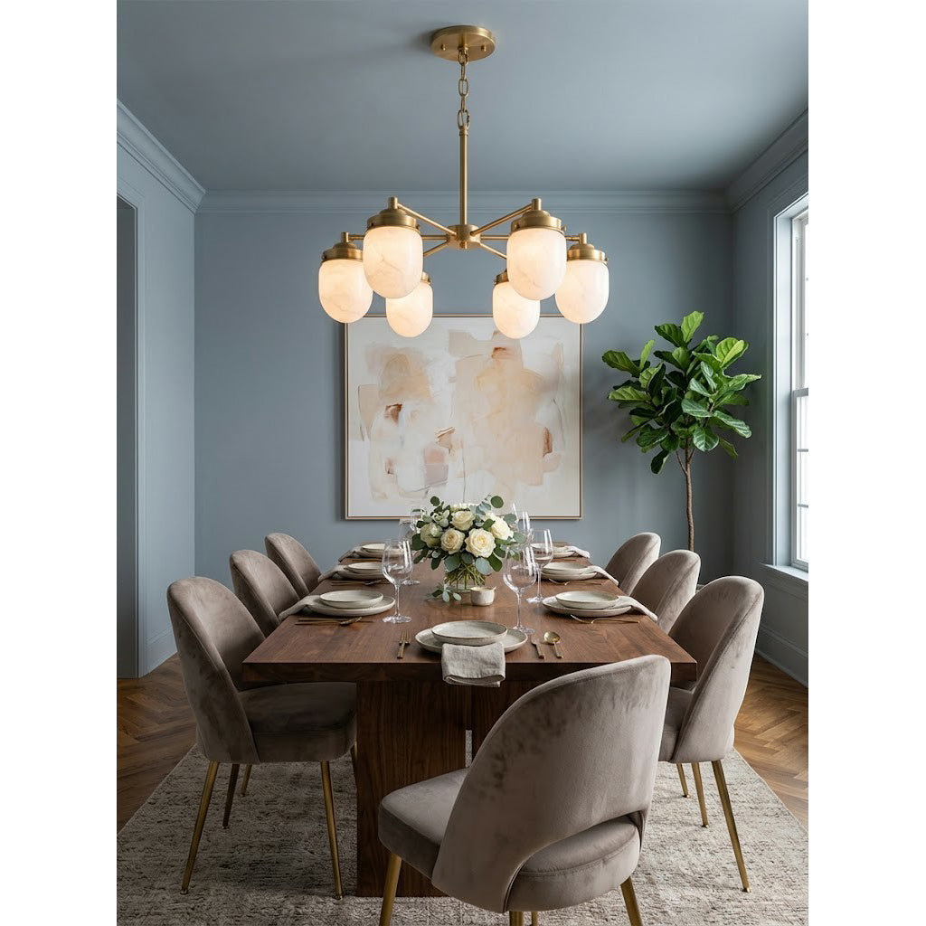 Nerielle Alabaster Chandelier