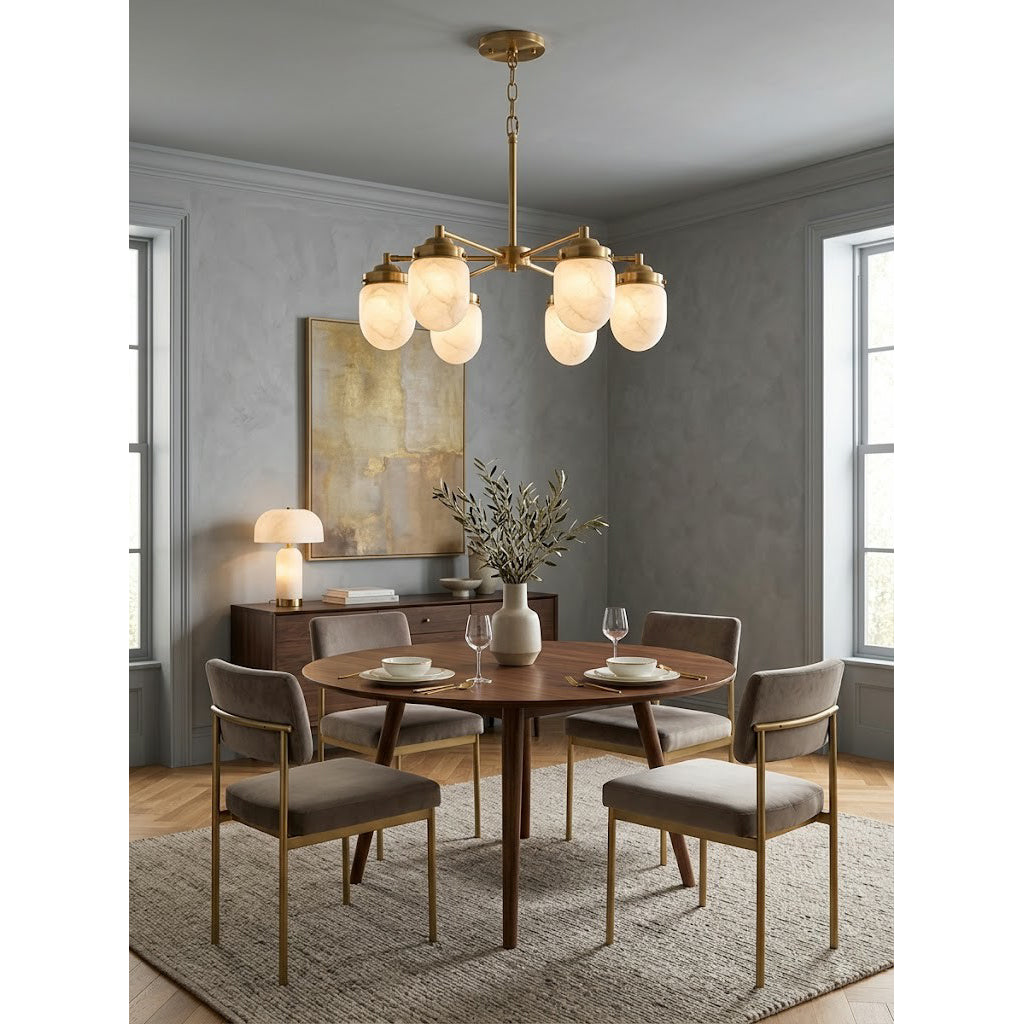 Nerielle Alabaster Chandelier