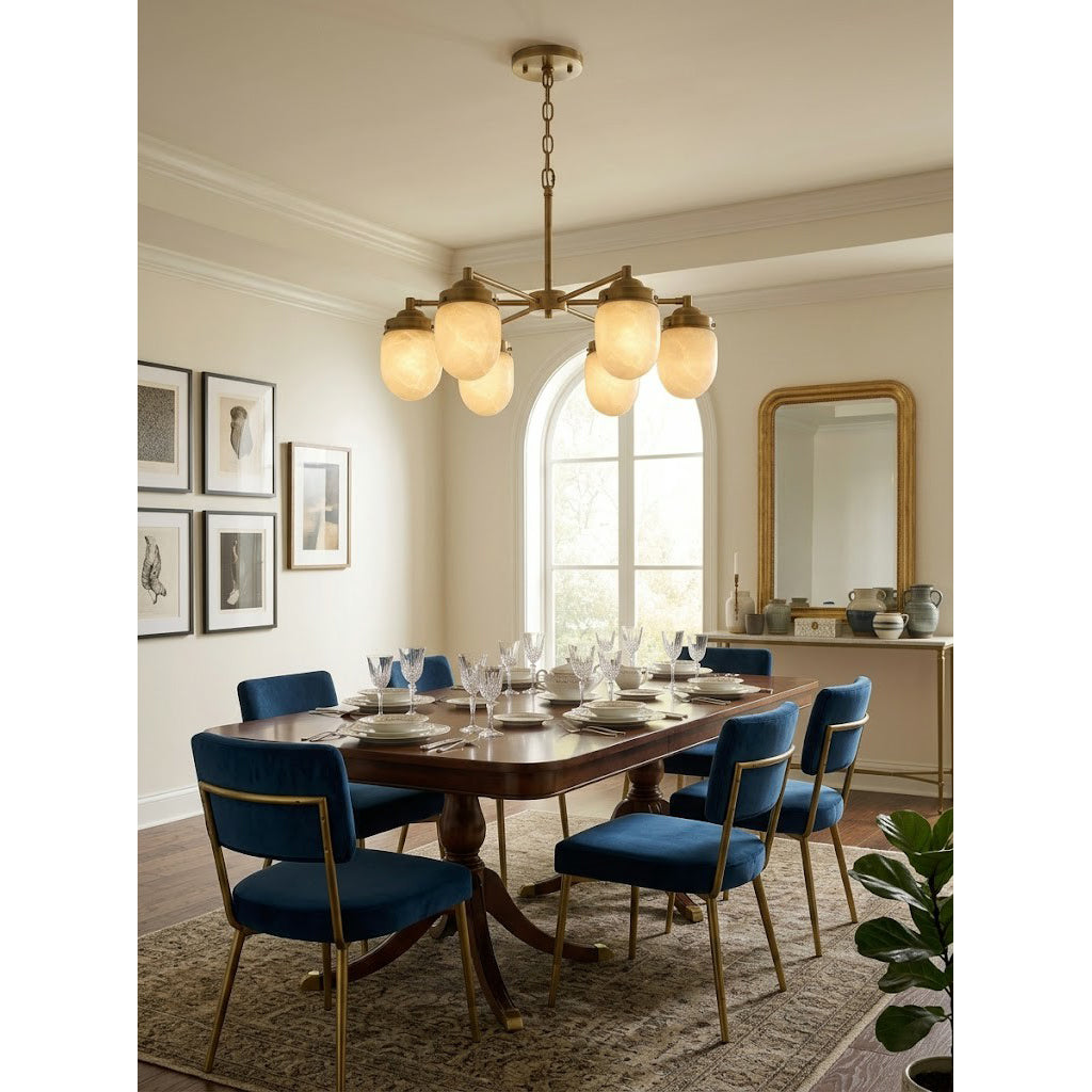 Nerielle Alabaster Chandelier