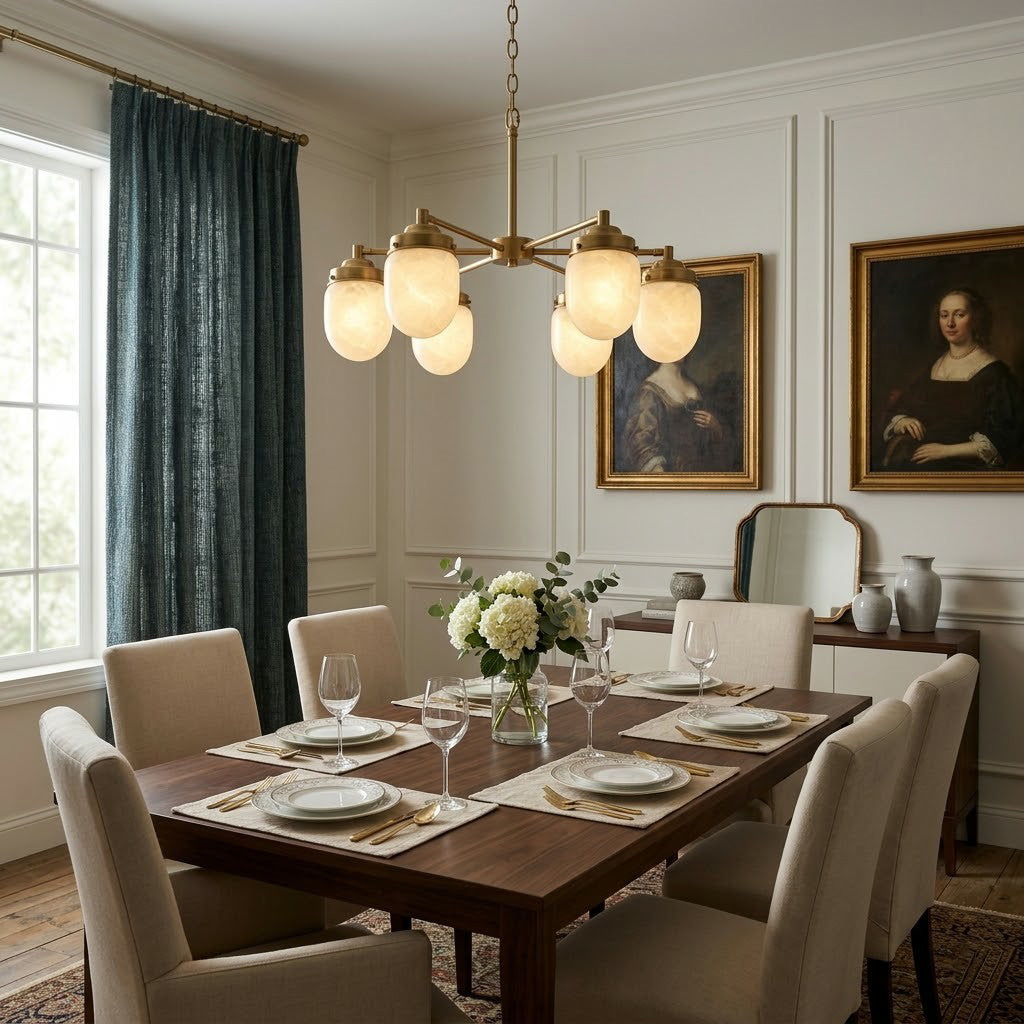 Nerielle Alabaster Chandelier