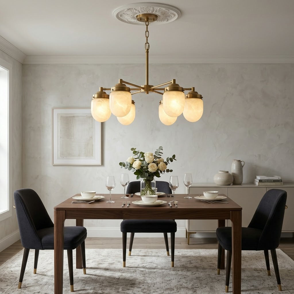 Nerielle Alabaster Chandelier