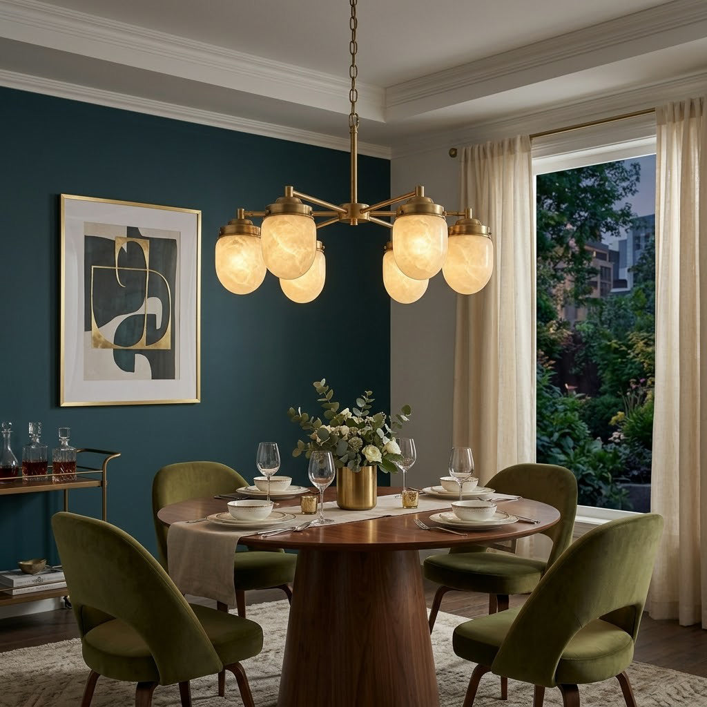 Nerielle Alabaster Chandelier