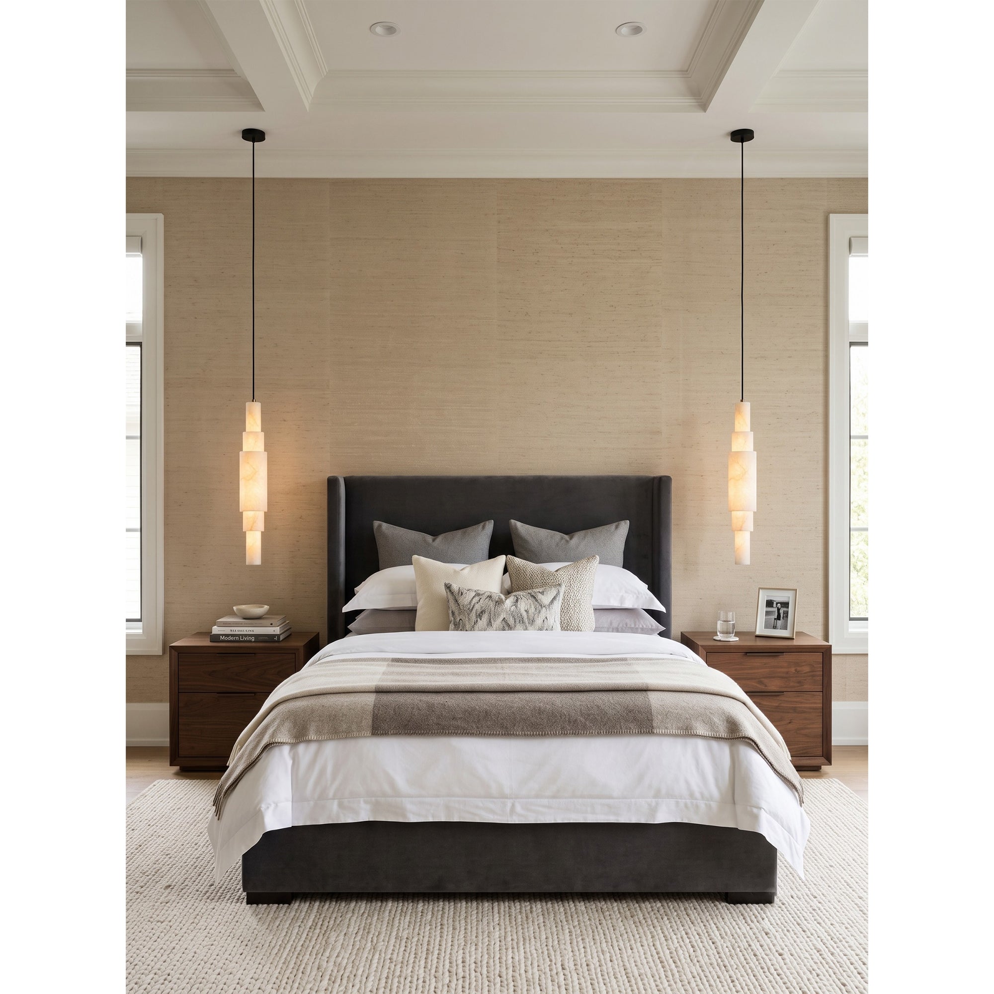 Nerivane Tiered Alabaster Pendant Lamp