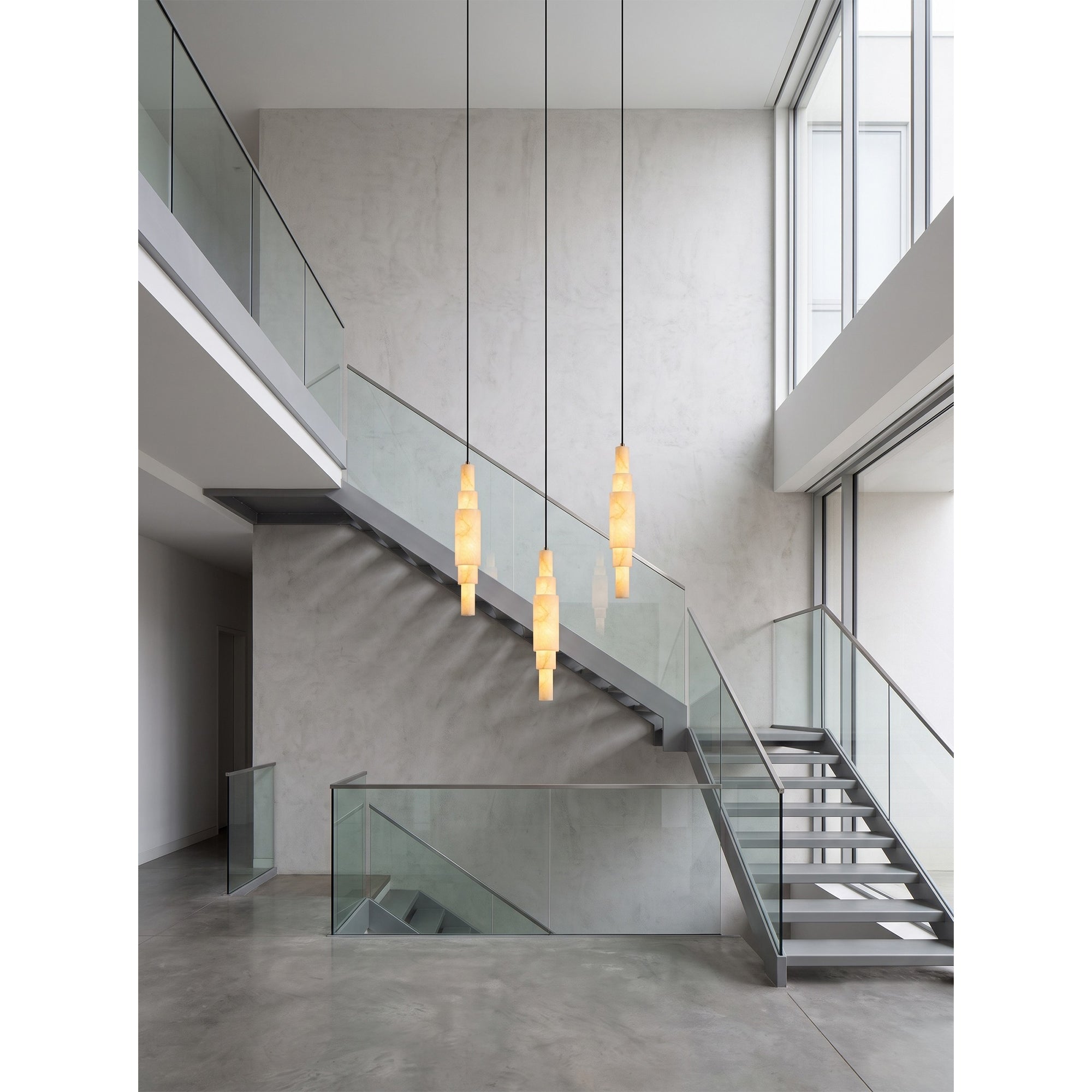 Nerivane Tiered Alabaster Pendant Lamp