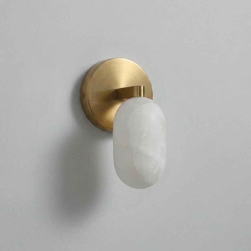 Norevia Alabaster Wall Sconce