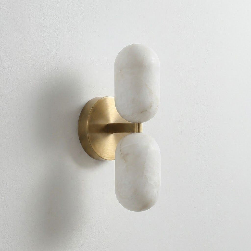Norevia Alabaster Wall Sconce