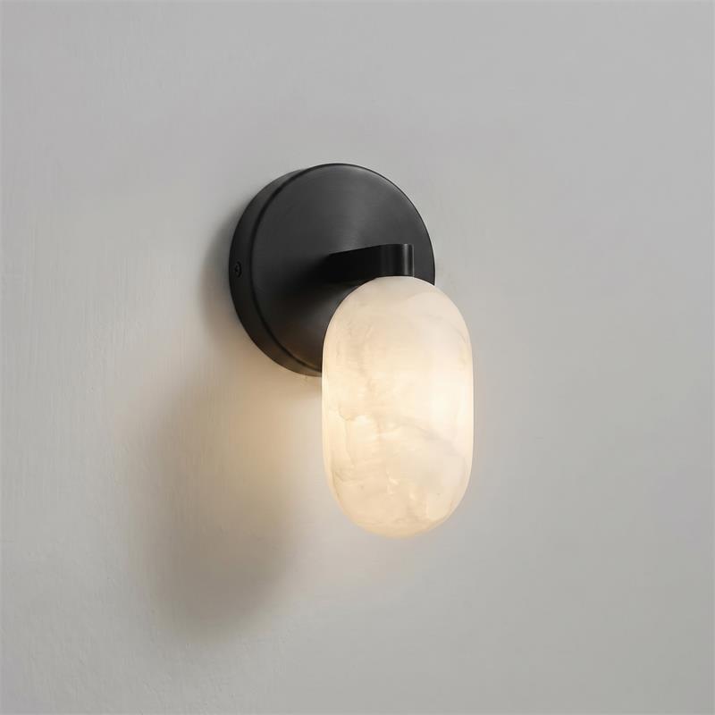 Norevia Alabaster Wall Sconce
