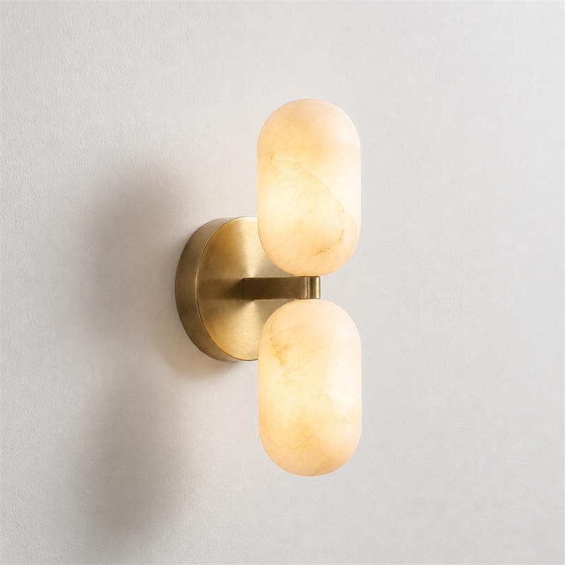 Norevia Alabaster Wall Sconce