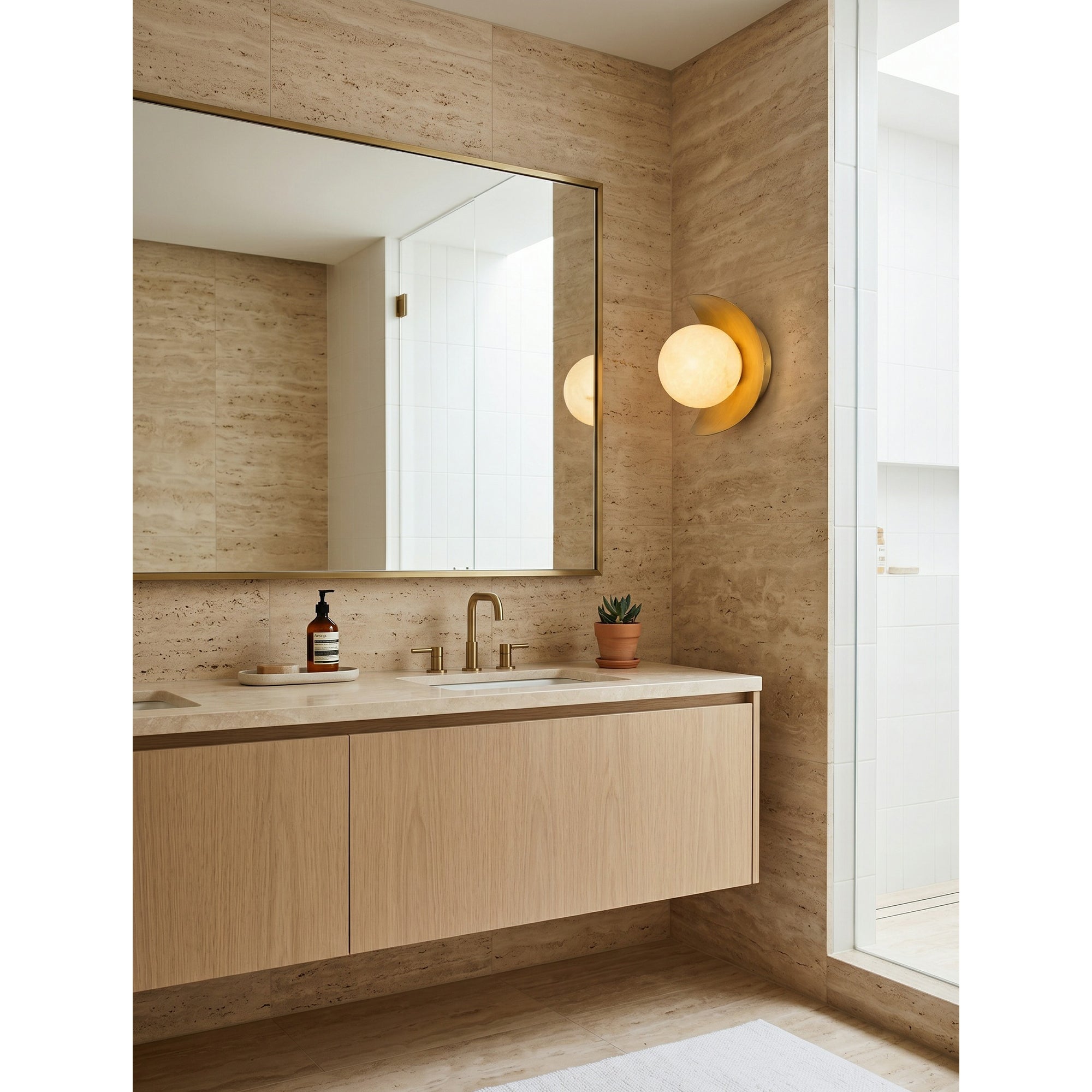 Nouvel Alabaster Wall Sconce