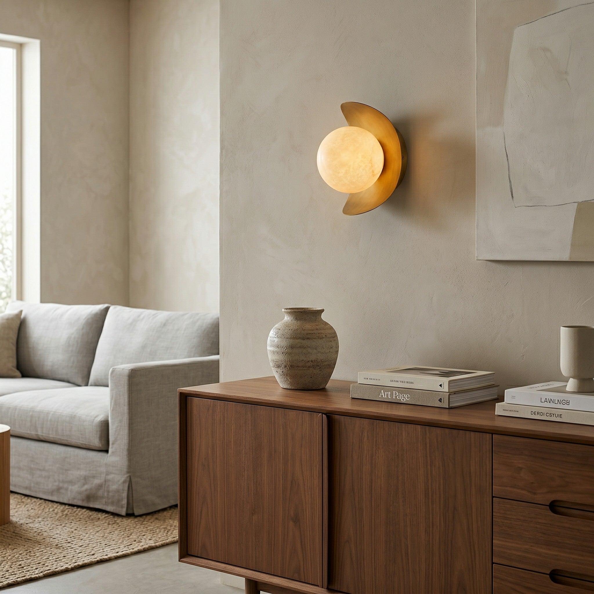 Nouvel Alabaster Wall Sconce