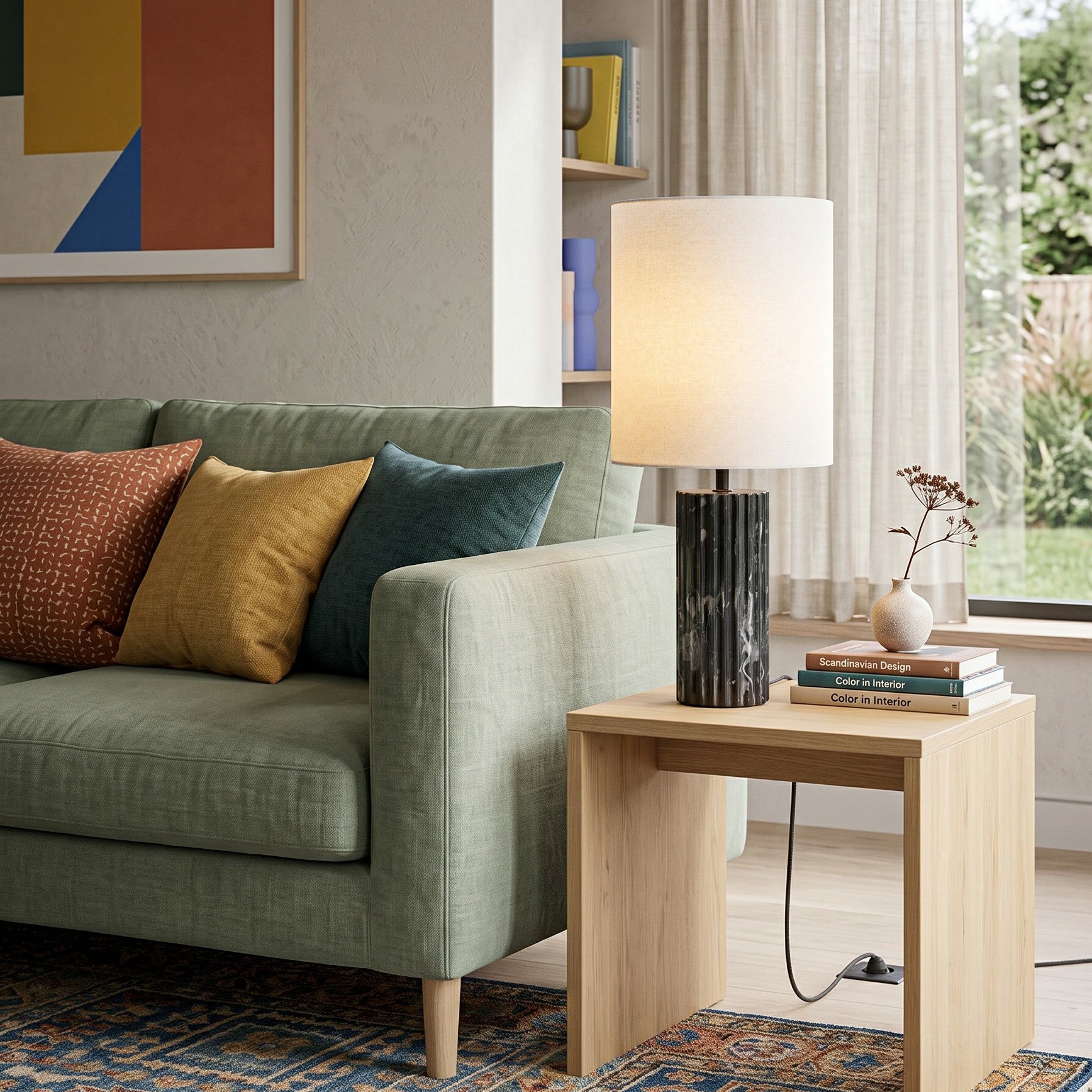 Noveris Marble Table Lamp