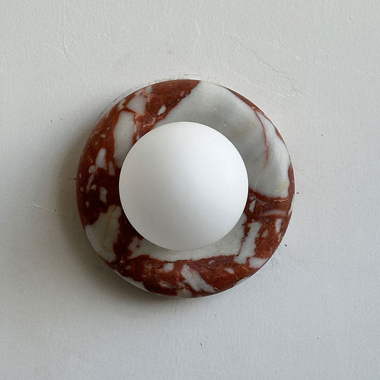 Novi Marble Travertine Wall Sconce – detail 15