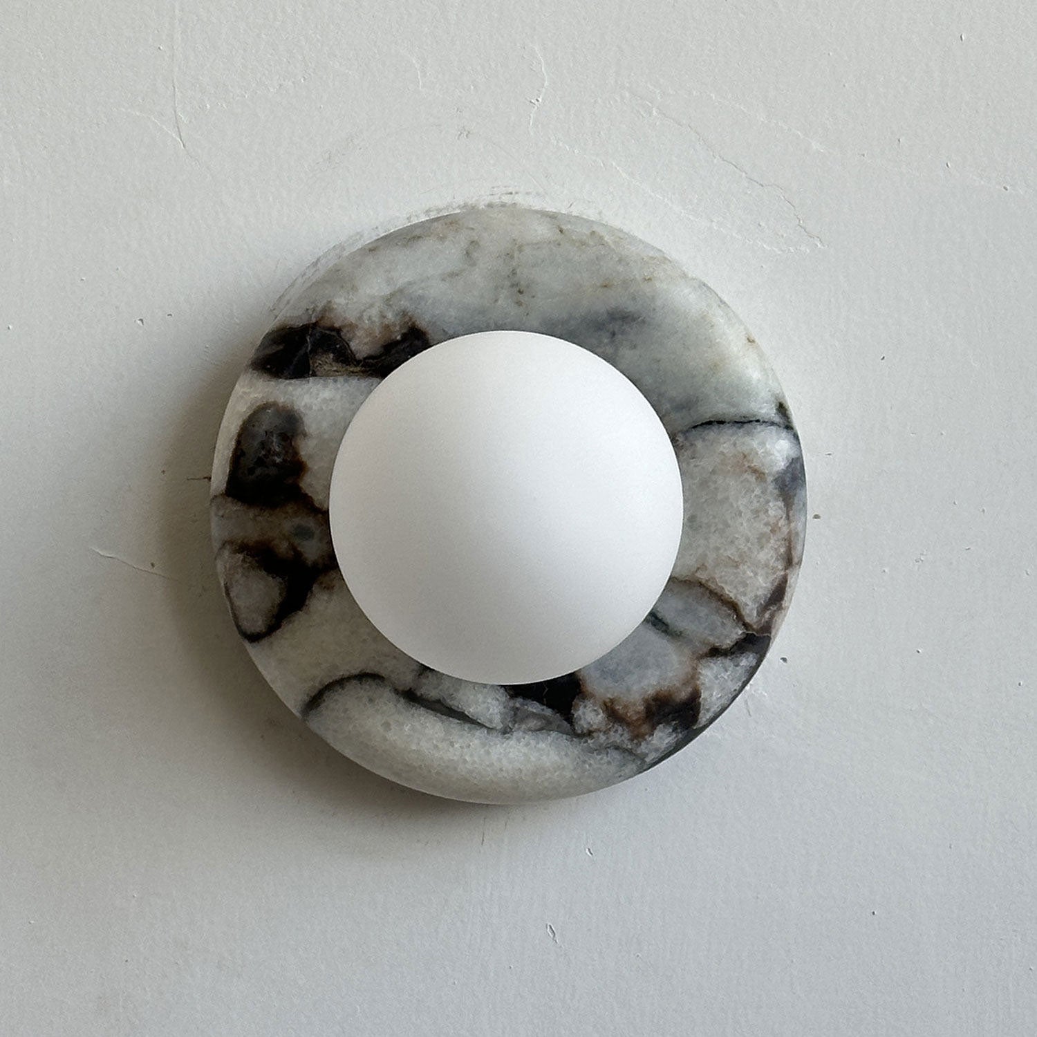 Novi Marble Travertine Wall Sconce