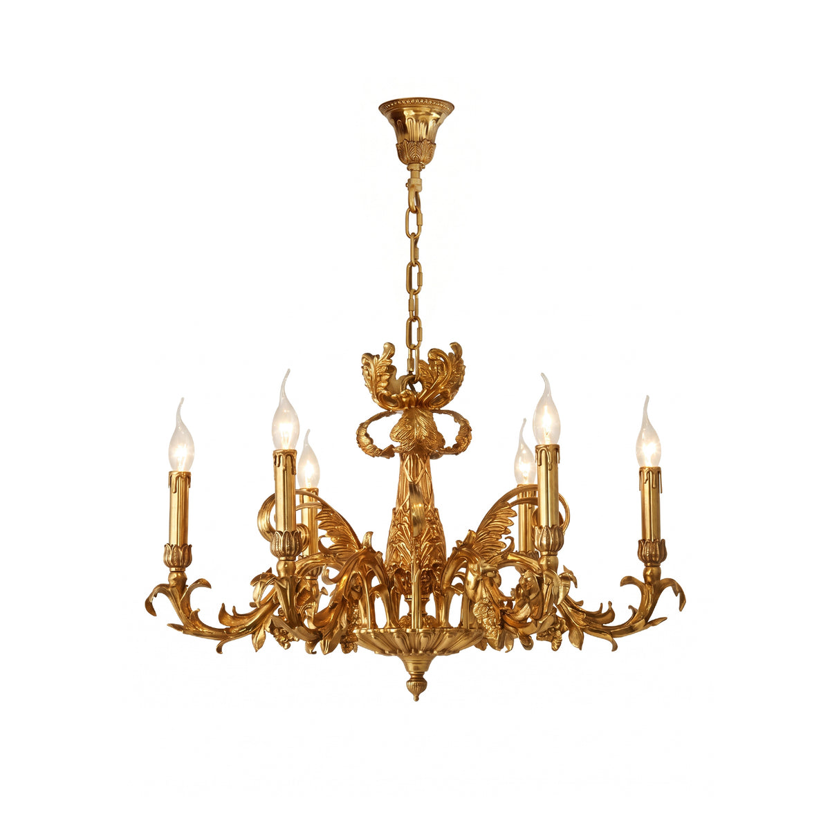 Orangerie Brass Chandelier