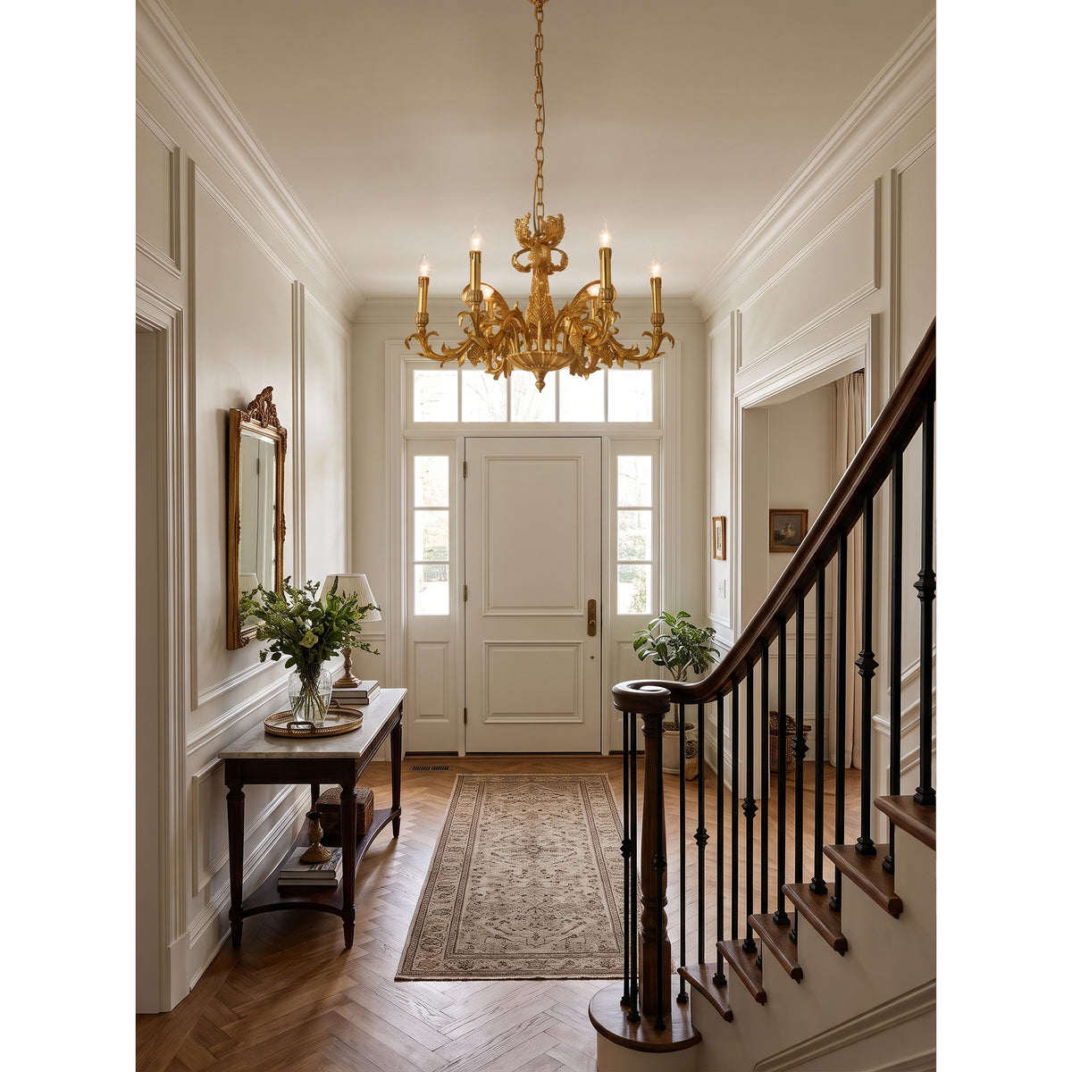 Orangerie Brass Chandelier