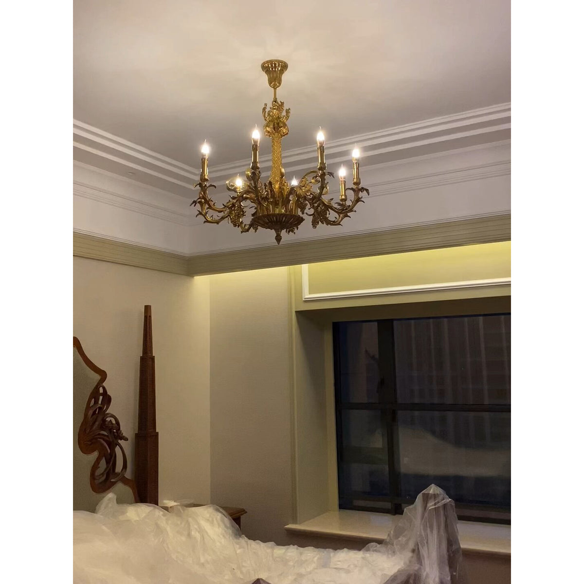 Orangerie Brass Chandelier