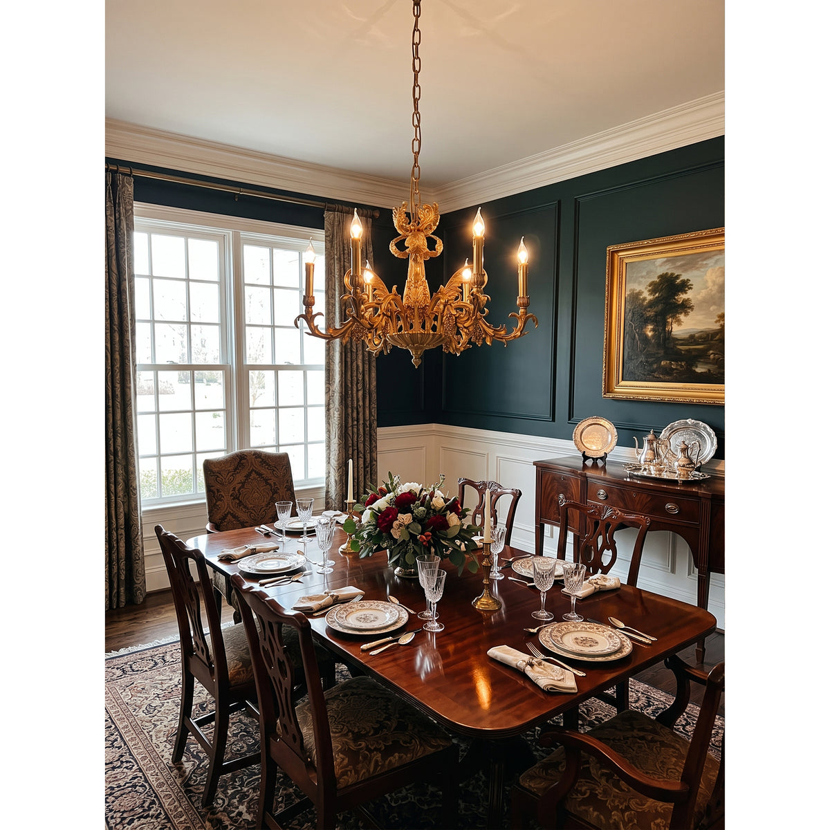 Orangerie Brass Chandelier