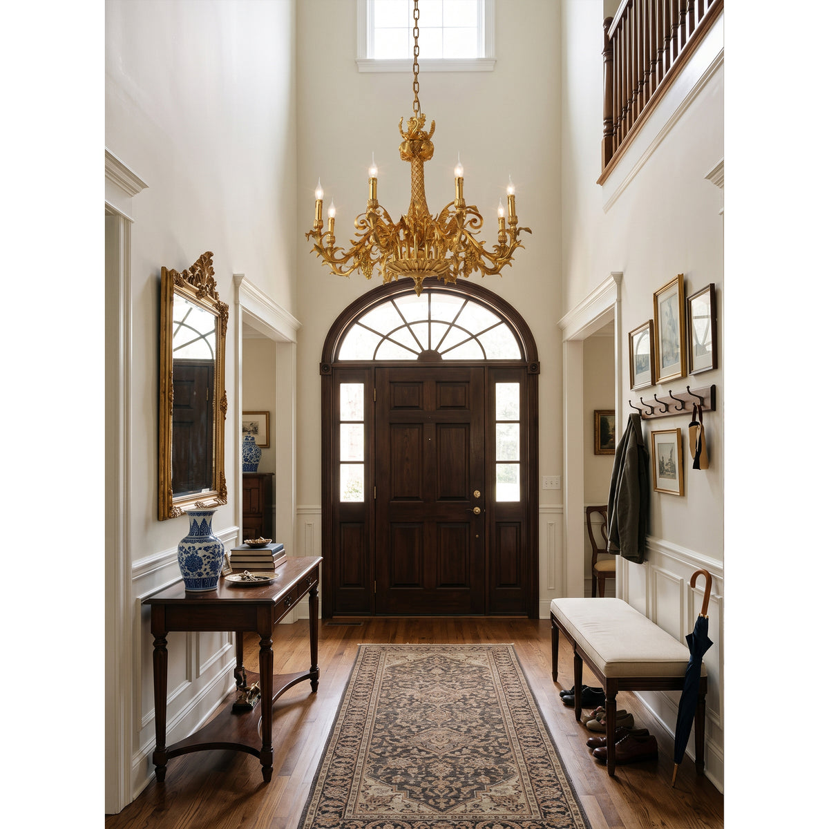 Orangerie Brass Chandelier