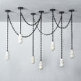 Load image into Gallery viewer, Orba Chain Alabaster Chandelier
