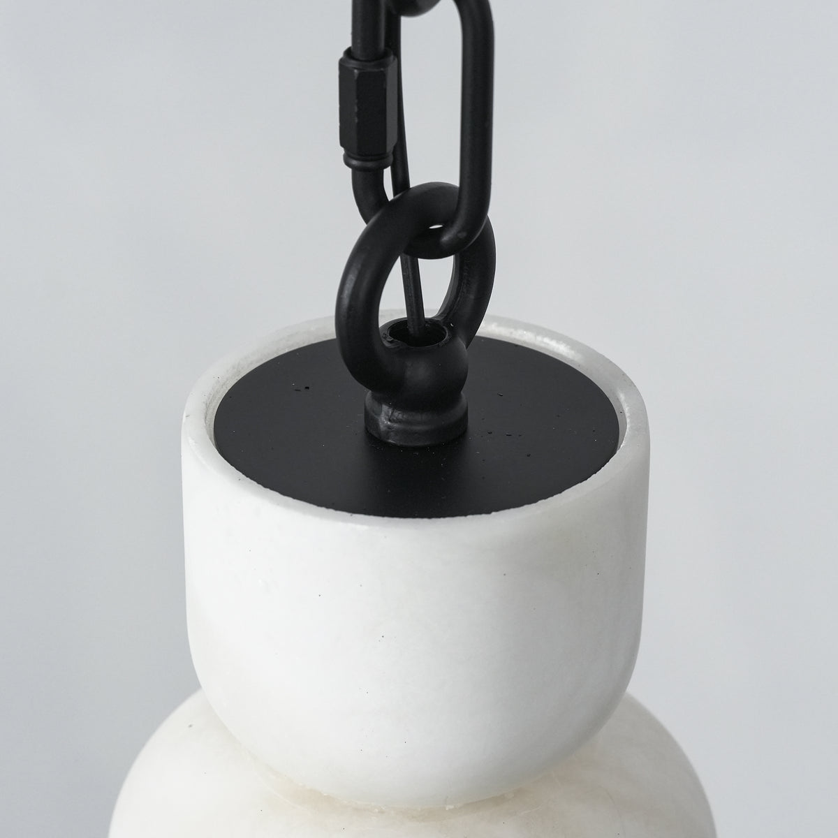 Orba Chain Alabaster Chandelier